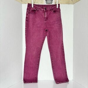 DIANE GILMAN Dg2-!Women's 10P 5 Pocket Mauve Colored Denim Jeans